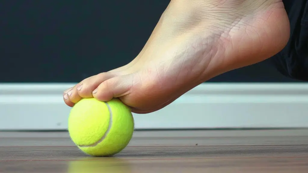 Нога и мячик