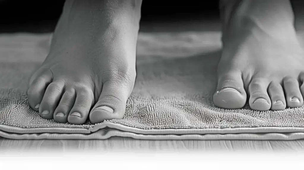 Сгибание ног с полотенцем