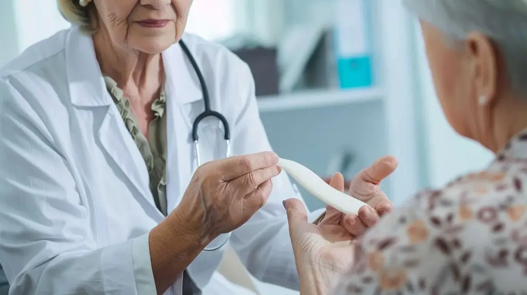 Врач разговаривает с пациентом