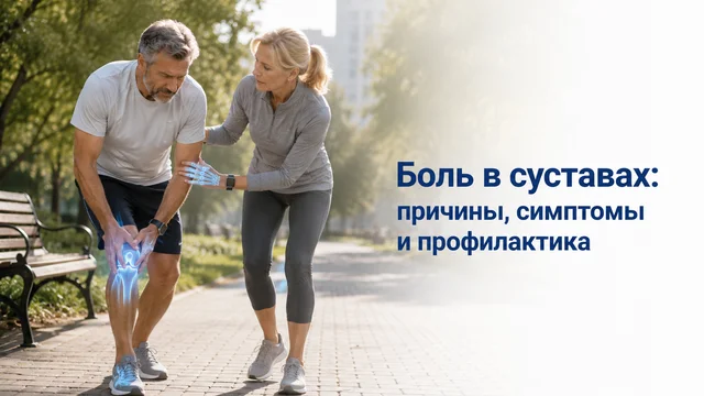 Боль в суставах: причины, симптомы, виды