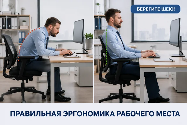 Почему возникает боль в шее: симптомы и причины