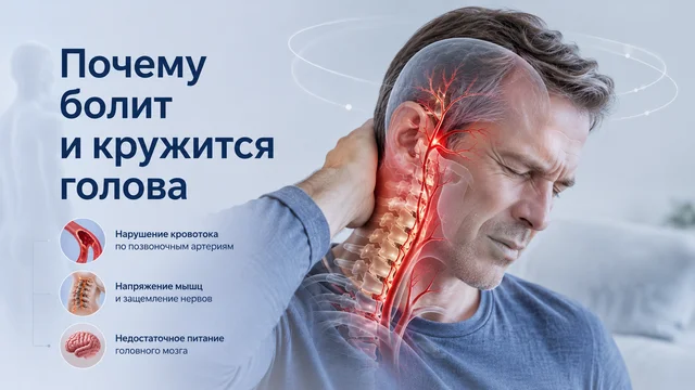 Шейный остеохондроз: симптомы, причины и лечение боли