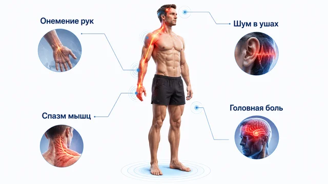 Шейный остеохондроз: симптомы, причины и лечение боли