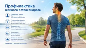 Шейный остеохондроз: симптомы, причины и лечение боли