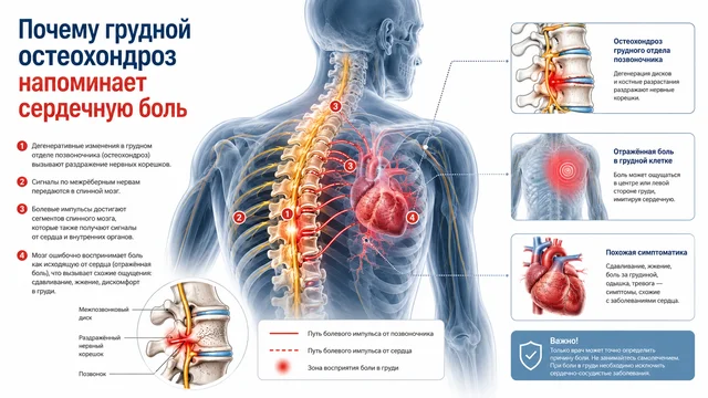 Остеохондроз грудного отдела позвоночника