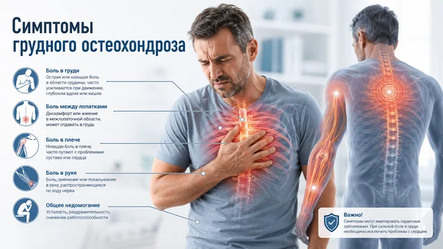 Остеохондроз грудного отдела позвоночника