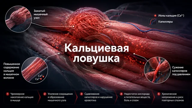 Мышечный спазм: симптомы и причины