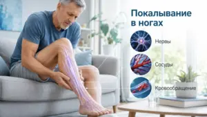 Покалывание в ногах: причины, симптомы