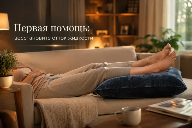 Как снять отек ног быстро