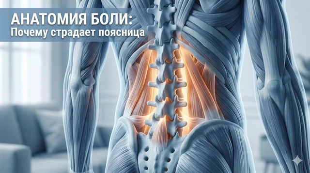 Боль в пояснице: причины, симптомы и лечение